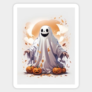 Spooky Ghost Sticker